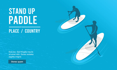 Great simple standup paddle board design for any media	