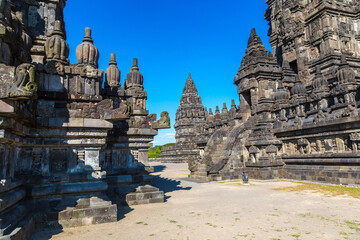 Fototapeta na wymiar Prambanan temple in Yogyakarta