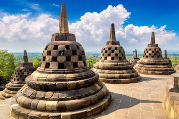 Borobudur temple Java