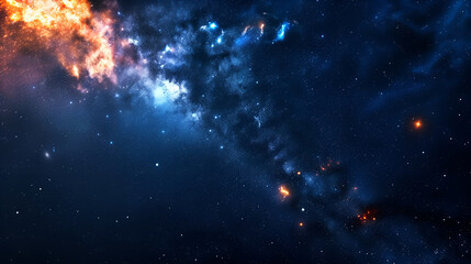 Obraz na płótnie Canvas space galaxy background, background with stars