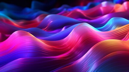 Obraz premium Digital abstract background Ai Generative