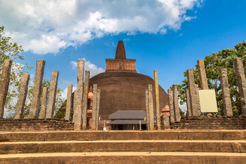 Abhayagiri stupa in Sri Lanka - 749645314