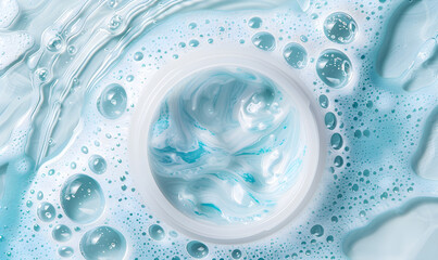anti aging skin care hydrogel facial lotion for hyaluronic acid face care cream, skin care mockup design studio style, spray painted,