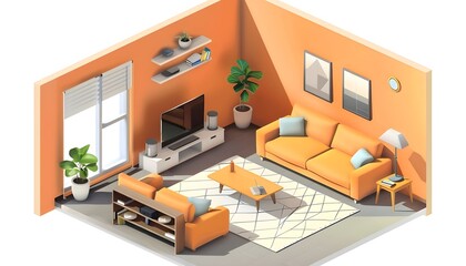apartment interior. Concept for residential apartment