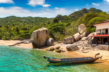 Ao Tanote Beach at Koh Tao island - 749654703