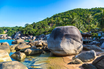 Ao Hin Wong Beach at Koh Tao island - 749654924
