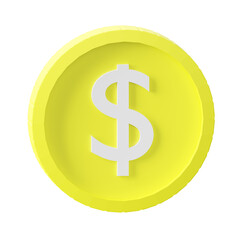 3D Icon coin Illustration
