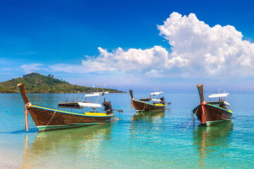 Obraz premium Thai traditional longtail boat