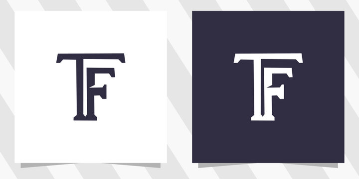 letter tf ft logo design