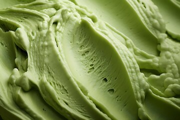 Fototapeta premium Green ice cream background texture