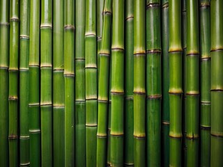 image of green bamboo texture, wallpaper on the wall, full screen.