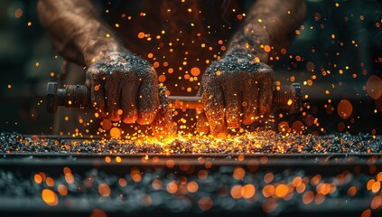 Craftsmanship is born from fire and skill in the blacksmith's realm, where a mesmerizing dance of strength and precision turns raw steel into art