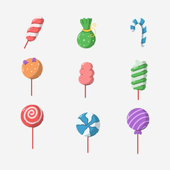 Candy hand drawn vector illustration