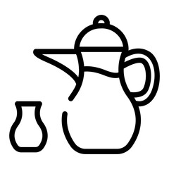 iftar outline icon