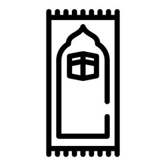 prayer outline icon