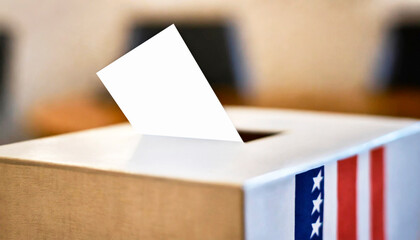 Election Ballot Vote Box