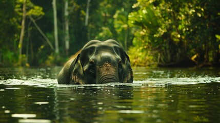 A heartwarming story of an elephant embarking on a journey to better health exploring lush jungles for fresh fruits and engaging in playful waterhole swims