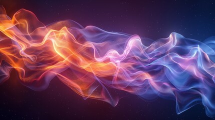 Obraz premium Dynamic Fluid Abstract in Cosmic Colors. Abstract background. 