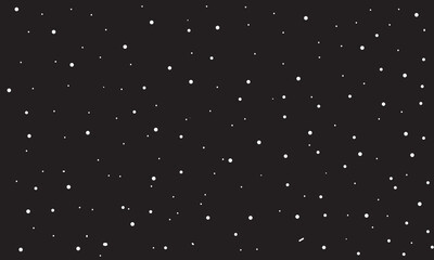 Seamless pattern with stars. Hand drawn stars texture. Night starry sky. Vector Sky Background