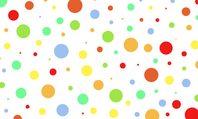 vector colorful dots pattern for background, wallpaper, banner, wrapping paper, etc.