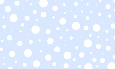 vector white dots pattern on blue background for wallpaper, banner, wrapping paper, etc.