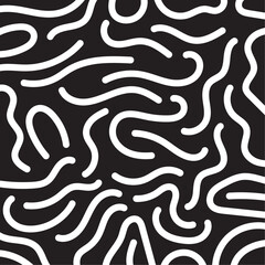 vector random white hand drawn doodle pattern for background, wallpaper, packaging, wrapping paper, etc.