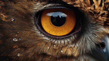 Eagle's Eye Photo of very sharp simplicity