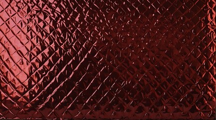 Shiny sparkling red foil surface texture from Generative AI