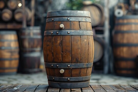 background of barrel shape, free, empty, space. High quality photo