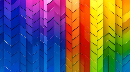 Fototapeta premium Abstract rainbow pattern unique multicolored background abstract geometric wallpaper