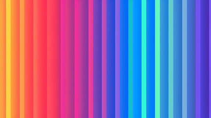 Empty rainbow colored striped background