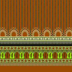 Digital And Textile Design Pattern