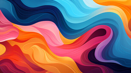 Obraz premium Fun colorful seamless pattern