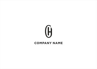 CH Logo Design Vector Template