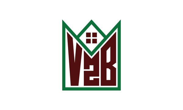 VZB initial letter real estate builders logo design vector. construction, housing, home marker, property, building, apartment, flat, compartment, business, corporate, house rent, rental, commercial