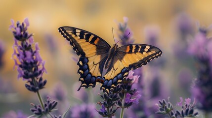 butterfly sage beautiful landscape of botanicals
