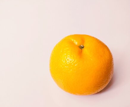 Single orange citrus fruit food fresh ripe juicy whole kinnow raw santra closeup naranja image laranja stock photo