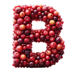 Isolated 3D Letter on a Clear PNG Canvas Generative AI