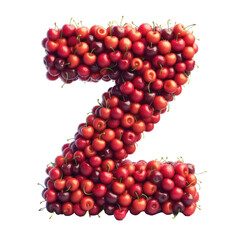 Isolated 3D Letter on a Clear PNG Canvas Generative AI