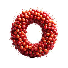 Isolated 3D Letter on a Clear PNG Canvas Generative AI