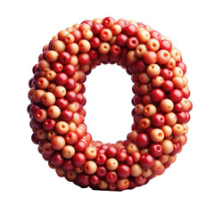Isolated 3D Letter on a Clear PNG Canvas Generative AI