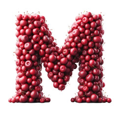 Isolated 3D Letter on a Clear PNG Canvas Generative AI