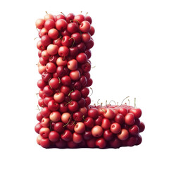 Isolated 3D Letter on a Clear PNG Canvas Generative AI