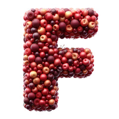 Isolated 3D Letter on a Clear PNG Canvas Generative AI