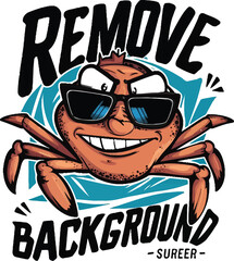 Playful Cartoon Crab Logo for Event Promotions