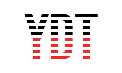 YDT three initial letter iconic line negative space minimal logo design vector template. monogram, abstract, wordmark, business, typography, minimalist, brand, company, flat, modern, unique, simple