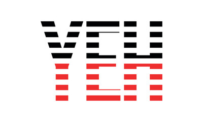 YEH three initial letter iconic line negative space minimal logo design vector template. monogram, abstract, wordmark, business, typography, minimalist, brand, company, flat, modern, unique, simple