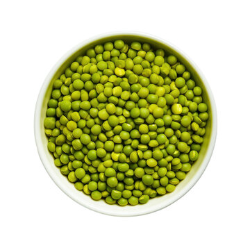 Mug green beans Isolated on transparent background