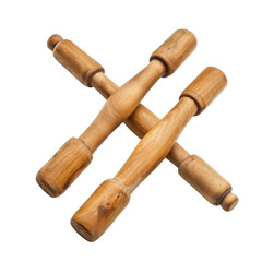 Rolling pins Isolated on transparent background