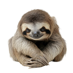 Fototapeta premium Sloth Isolated on transparent background